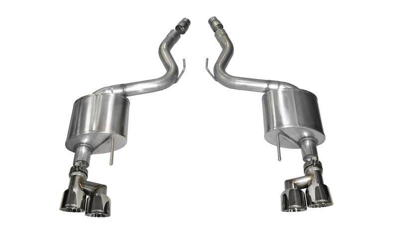 CORSA Performance 14334 Corsa 2015-2017 Ford Mustang GT 5.0 3in Axle Back Exhaust Polish Quad Tips (Sport) thumbnail 6