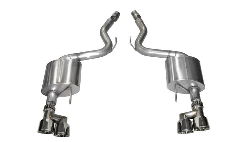 CORSA Performance 14334 Corsa 2015-2017 Ford Mustang GT 5.0 3in Axle Back Exhaust Polish Quad Tips (Sport) thumbnail 7