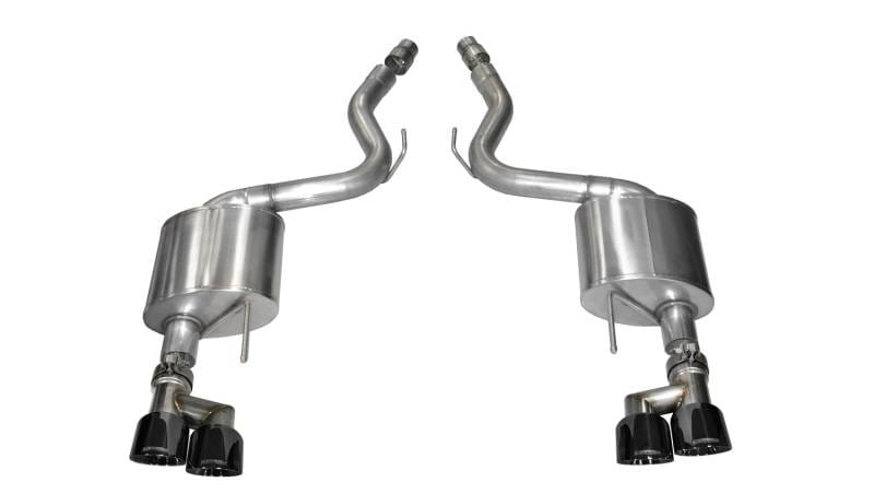 CORSA Performance 14334BLK Corsa 2015-2017 Ford Mustang GT 5.0 3in Axle Back Exhaust Black Quad Tips (Sport) thumbnail 6