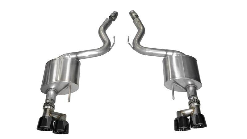 CORSA Performance 14334BLK Corsa 2015-2017 Ford Mustang GT 5.0 3in Axle Back Exhaust Black Quad Tips (Sport) thumbnail 7