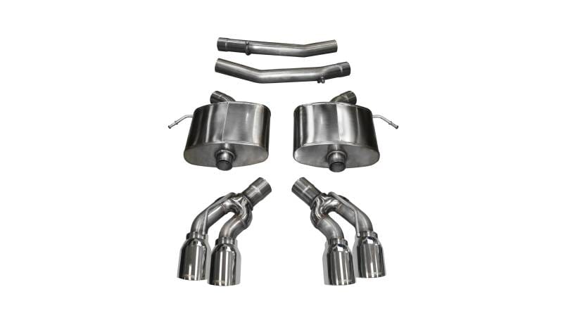 CORSA Performance 14357 Corsa 2016-2019 Cadillac CTS V Sedan 6.2L V8 2.75in Polished Sport Axle-Back Exhaust thumbnail 6