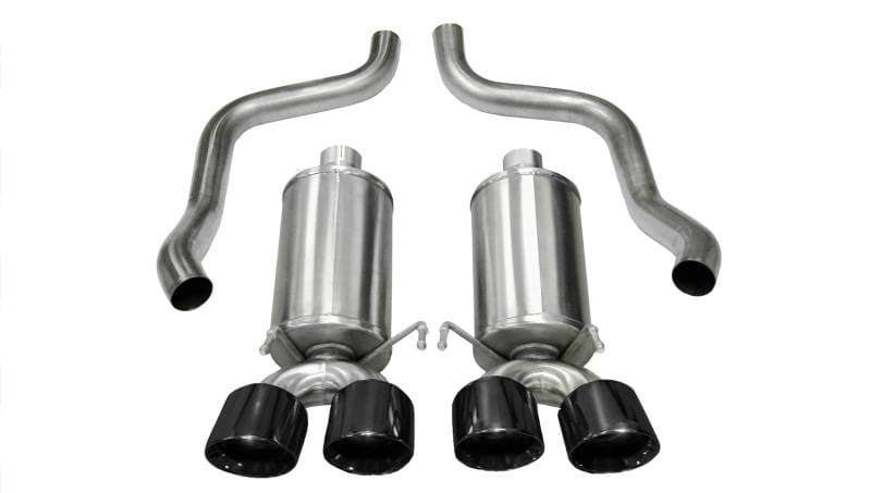 CORSA Performance 14470BLK Corsa 2009-2013 Xtreme Axle-Back Exhaust w/Dual Black 3.5in Tips 09-13 Chevrolet Corvette C6 6.2L V8 thumbnail 8