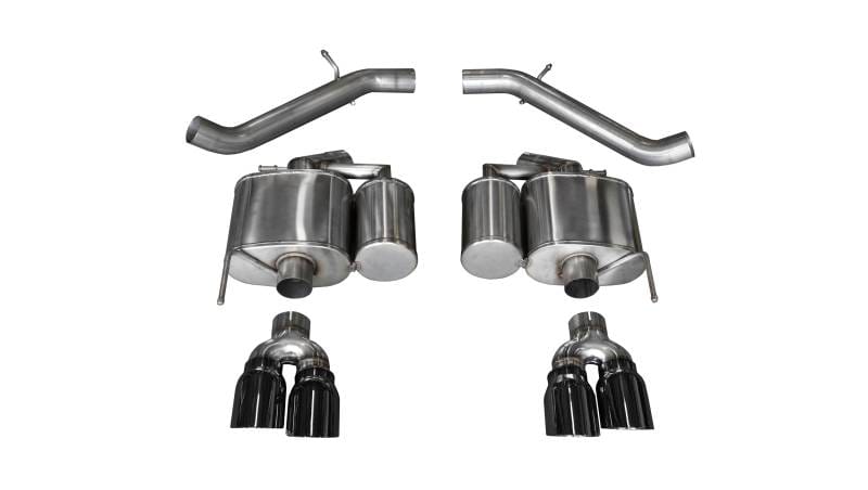 CORSA Performance 14478BLK Corsa 2016-2019 Cadillac ATS-V 3.6T 4in Black Sport Axle-Back Exhaust thumbnail 7