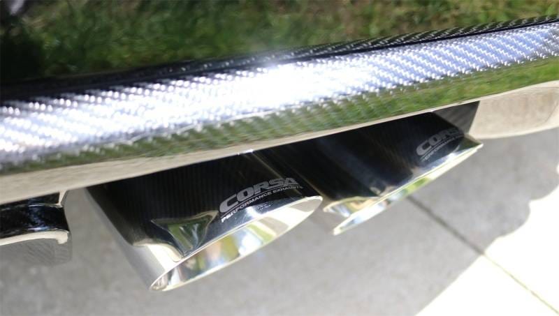 CORSA Performance 14479 Corsa 16-19 Cadillac ATS 3.6T 4in Inlet / 4in Outlet Twin Polished Tip Kit (For Corsa Exhaust Only) thumbnail 11