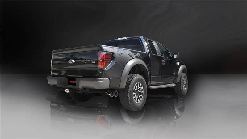 CORSA Performance 14757 Corsa 2011-14 Ford F-150 Raptor 6.2L V8 133in Wheelbase Xtreme Cat-Back Resonator Delete Kit Exhaust thumbnail 8