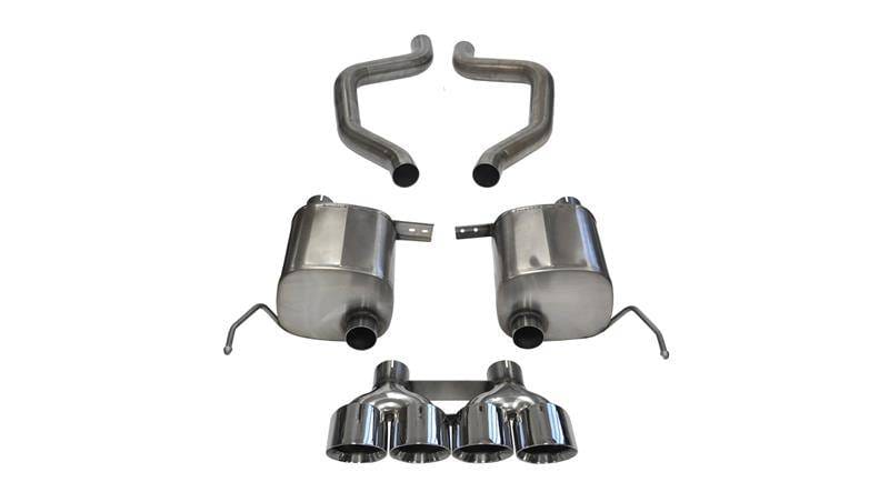 CORSA Performance 14766 Corsa 17-19 Chevy Corvette Z06 (Grand Sport Only) 3in Axle Back Xtreme Exhaust Pol Quad 4.5in Tip thumbnail 2