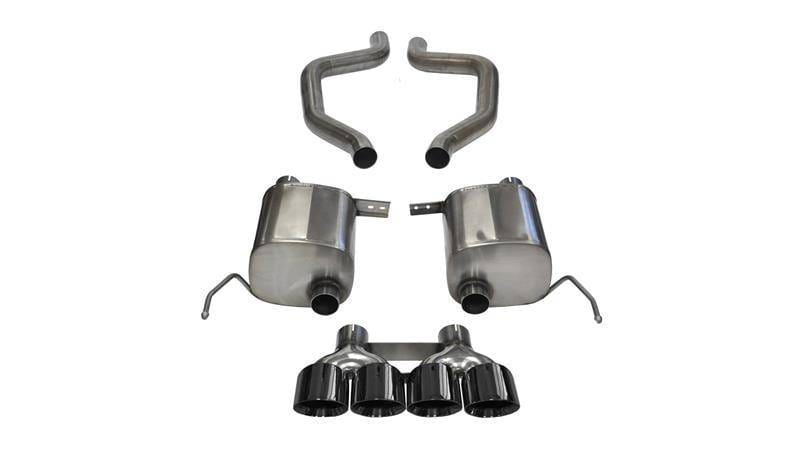 CORSA Performance 14766BLK Corsa 2017-2019 Chevy Corvette Z06 3in Axle Back Exhaust Black Quad 4.5in Tip (Xtreme) thumbnail 4
