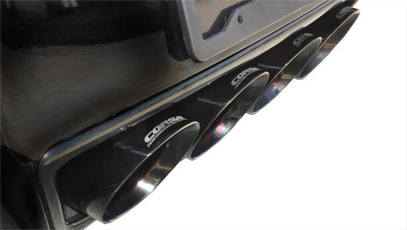 CORSA Performance 14766BLK Corsa 2017-2019 Chevy Corvette Z06 3in Axle Back Exhaust Black Quad 4.5in Tip (Xtreme) thumbnail 8