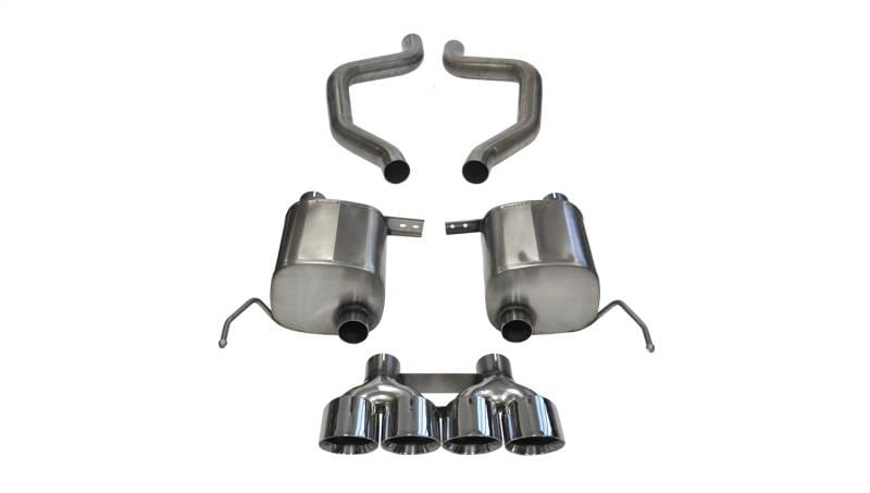 CORSA Performance 14768 Corsa 2017-2019 Corvette Z06 2.75in Axle Back Exhaust Polished Dual Rear Exit Quad 4.5in Tip (Sport) thumbnail 4