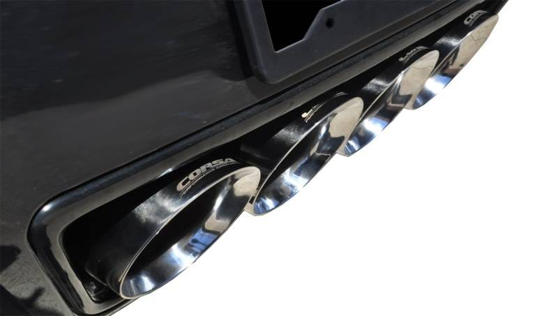 CORSA Performance 14768 Corsa 2017-2019 Corvette Z06 2.75in Axle Back Exhaust Polished Dual Rear Exit Quad 4.5in Tip (Sport) thumbnail 8