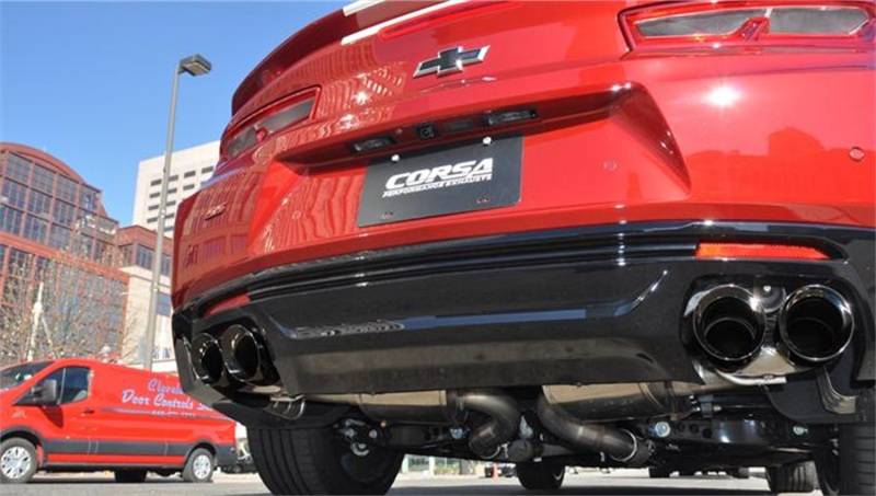 CORSA Performance 14784BLK Corsa 2017-2024 Chevrolet Camaro SS 6.2L V8 2.75in Black Xtreme Axle-Back Exhaust thumbnail 12