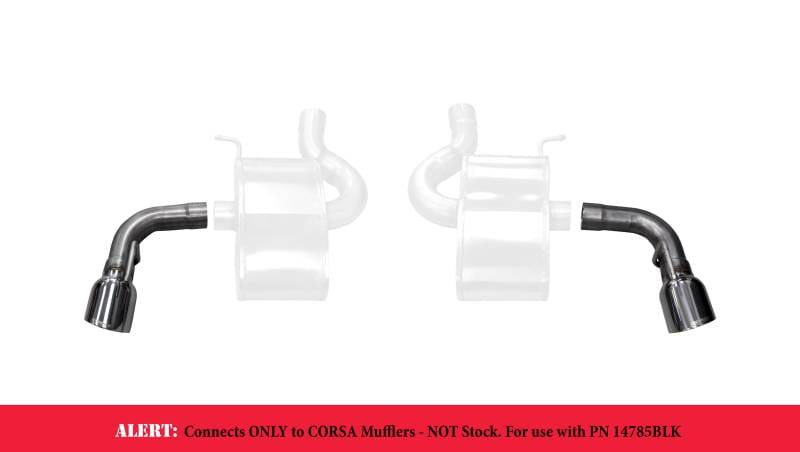 CORSA Performance 14775 Corsa 2016-2024 Chevy Camaro SS 2.75in Inlet / 4.5in Outlet Polished Tip Kit (For Corsa ExhaustOnly) thumbnail 7