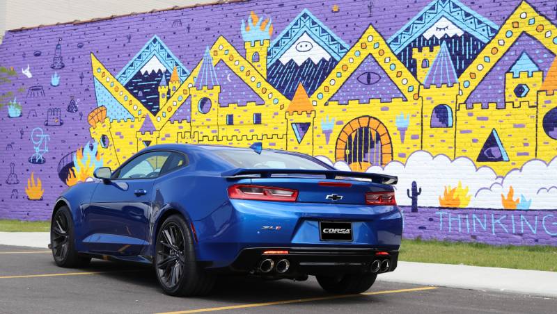 CORSA Performance 14786 Corsa 2017-2024 Chevrolet Camaro SS 6.2L V8 2.75in Polished Sport Axle-Back Exhaust thumbnail 4