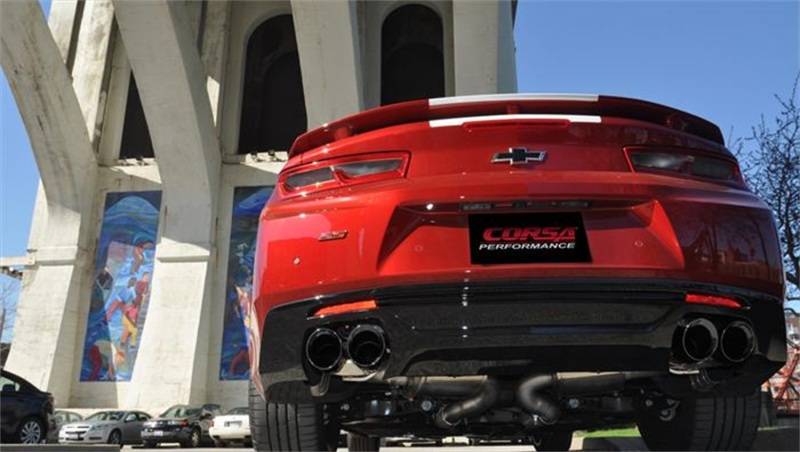 CORSA Performance 14786BLK Corsa 2017-2024 Chevrolet Camaro SS 6.2L V8 2.75in Black Sport Axle-Back Exhaust thumbnail 9