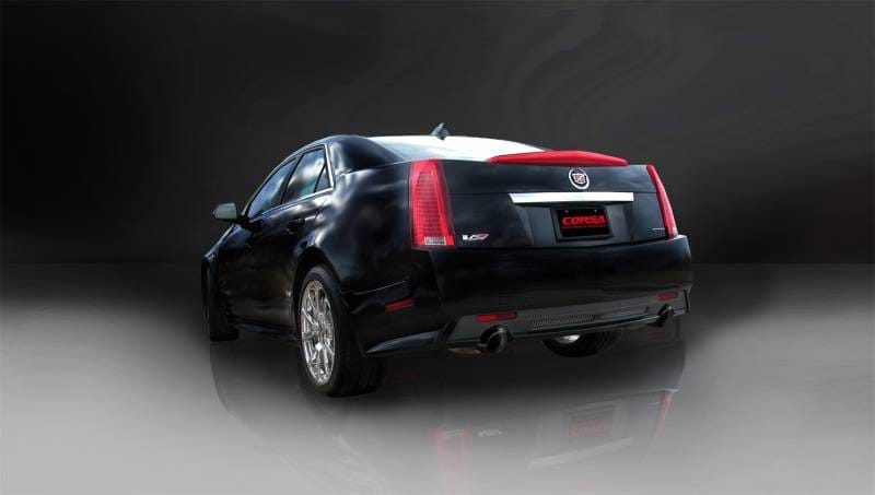 CORSA Performance 14941BLK Corsa 2009-2014 Cadillac CTS Sedan V 6.2L V8 Black Sport Axle-Back Exhaust thumbnail 10