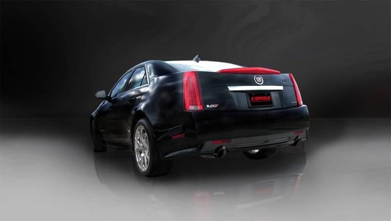 CORSA Performance 14941BLK Corsa 2009-2014 Cadillac CTS Sedan V 6.2L V8 Black Sport Axle-Back Exhaust thumbnail 11