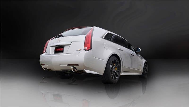 CORSA Performance 14948 Corsa 2011-2014 Cadillac CTS Wagon V 6.2L V8 Polished Sport Axle-Back Exhaust thumbnail 6