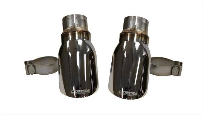 CORSA Performance 14977 Corsa 2015-2016 Dodge Charger R/T w/ Pursuit Valance 2.5in Inlet / 4in Outlet Polished Tip Kit thumbnail 4