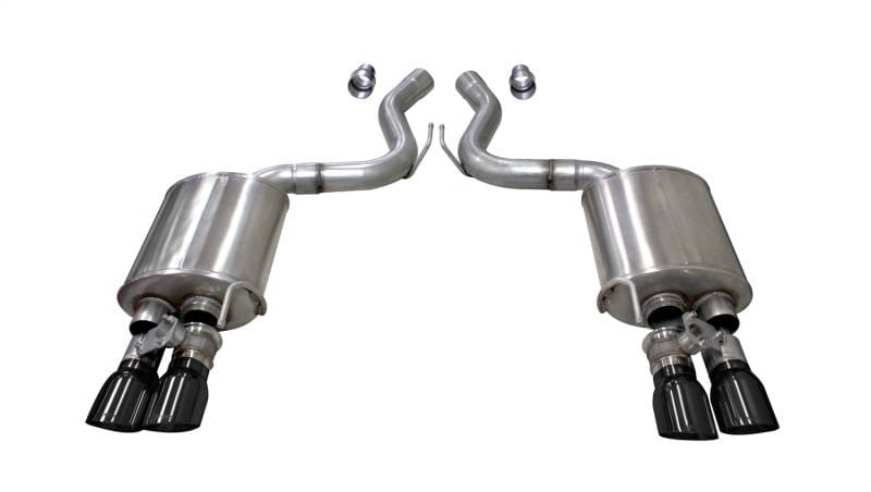 CORSA Performance 21002BLK Corsa 2018-2023 Ford Mustang GT Fastback 5.0L 3in Sport Axle-Back Exhaust w/ 4in Black Tips thumbnail 6