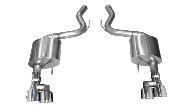 CORSA Performance 21039 Corsa 2018-2023 Ford Mustang V8 5.0L 3in Axle-Back Dual Rear Exit w/ 4in Polished Pro-Series Tips thumbnail 2