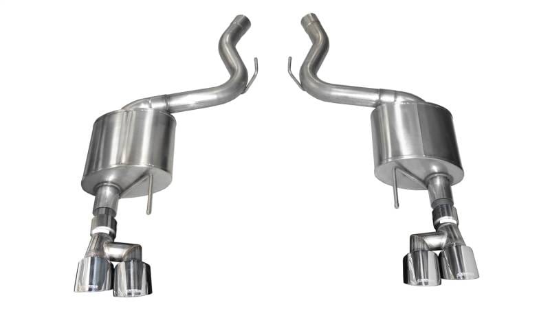 CORSA Performance 21039 Corsa 2018-2023 Ford Mustang V8 5.0L 3in Axle-Back Dual Rear Exit w/ 4in Polished Pro-Series Tips thumbnail 3