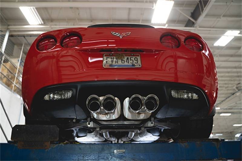 CORSA Performance 21077 Corsa 06-13 Chevy Corvette C6 Z06 7.0L / 09-13 ZR1 6.2L Polished Axle-Back Exhaust w/4.5in Twin Tips thumbnail 8