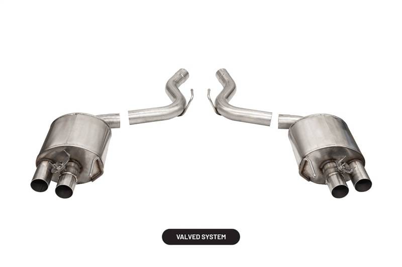 CORSA Performance 21098 Corsa 2015-2020 Ford Mustang GT350/R 5.2L V8 Dual Rear Axle-Back- Stainless Dual Rear Exit thumbnail 2