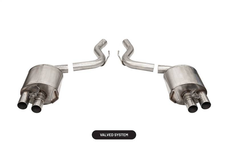 CORSA Performance 21098 Corsa 2015-2020 Ford Mustang GT350/R 5.2L V8 Dual Rear Axle-Back- Stainless Dual Rear Exit thumbnail 3