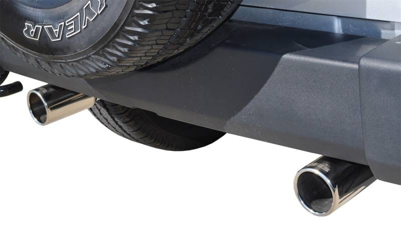 CORSA Performance 24412 Corsa 2007-2011 Jeep Wrangler 3.8L/12-14 Wrangler 3.6L Polished Sport Axle-Back Exhaust thumbnail 9