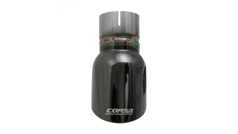 CORSA Performance TK002BLK Corsa Single Universal 2.5in Inlet / 3.5in Outlet Black PVD Pro-Series Tip Kit thumbnail 11