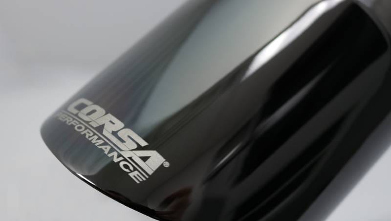 CORSA Performance TK005BLK Corsa Single Universal 2.75in Inlet / 4in Outlet Black PVD Pro-Series Tip Kit thumbnail 6