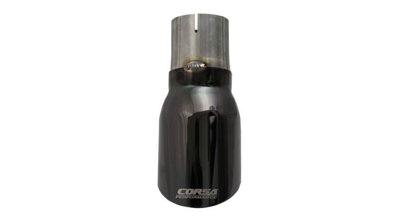 CORSA Performance TK005BLK Corsa Single Universal 2.75in Inlet / 4in Outlet Black PVD Pro-Series Tip Kit thumbnail 8