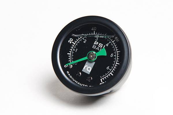 RADIUM Engineering 20-0152 Radium Engineering Fuel Pressure Gauge w/ 6AN Inline Adapter thumbnail 3