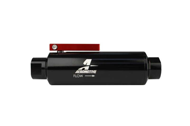 Aeromotive 12331 Aeromotive In-Line AN-10 Filter w/Shutoff Valve 100 Micron SS Element - Black Anodize Finish thumbnail 18