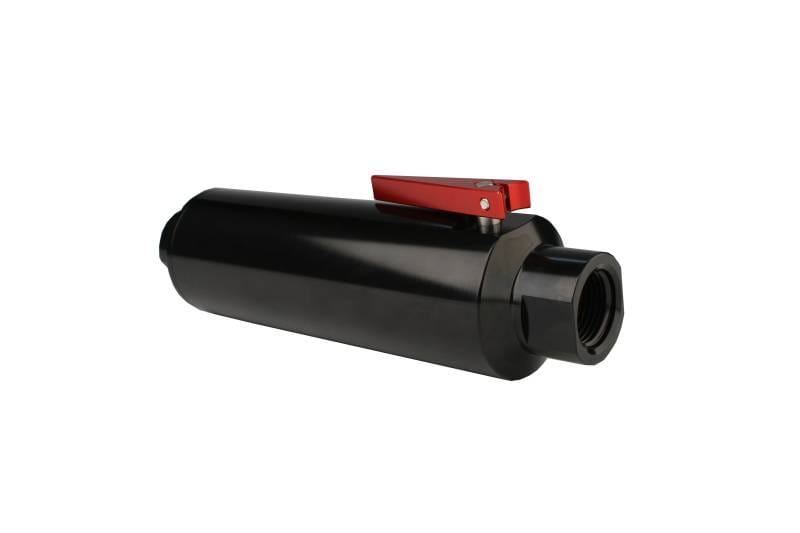 Aeromotive 12332 Aeromotive In-Line AN-12 Filter w/Shutoff Valve 100 Micron SS Element - Black Anodize Finish thumbnail 10
