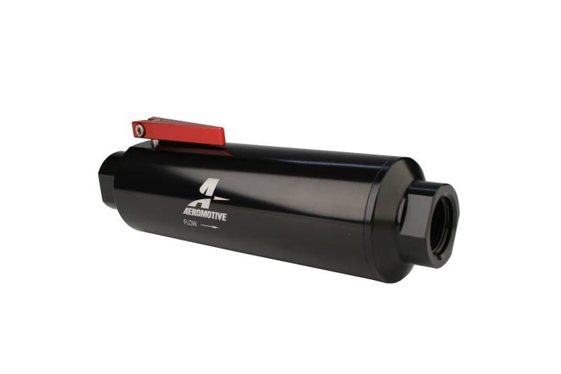 Aeromotive 12332 Aeromotive In-Line AN-12 Filter w/Shutoff Valve 100 Micron SS Element - Black Anodize Finish thumbnail 19