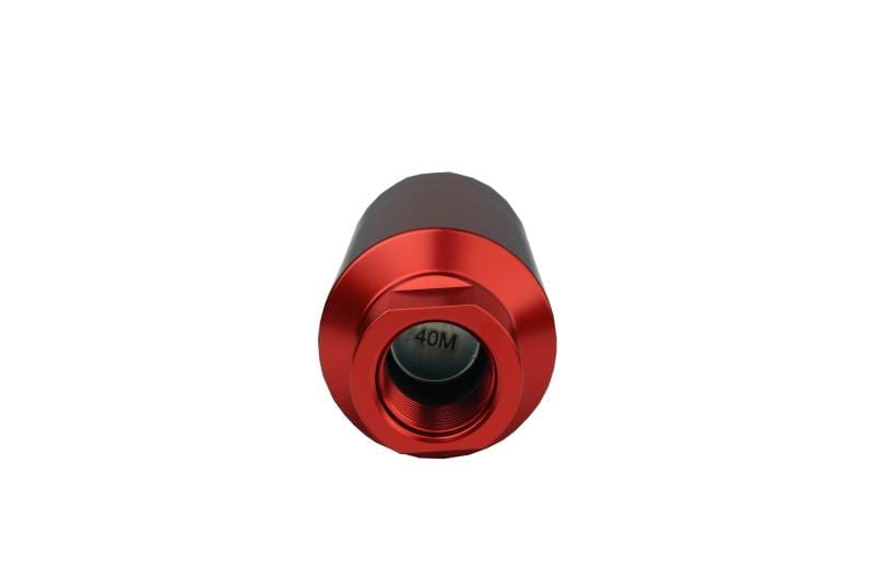 Aeromotive 12335 Aeromotive In-Line Filter - AN-10 size - 40 Micron SS Element - Red Anodize Finish thumbnail 8