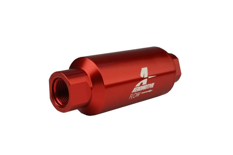 Aeromotive 12335 Aeromotive In-Line Filter - AN-10 size - 40 Micron SS Element - Red Anodize Finish thumbnail 13