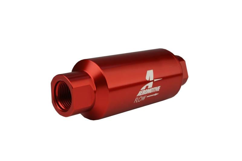 Aeromotive 12335 Aeromotive In-Line Filter - AN-10 size - 40 Micron SS Element - Red Anodize Finish thumbnail 18