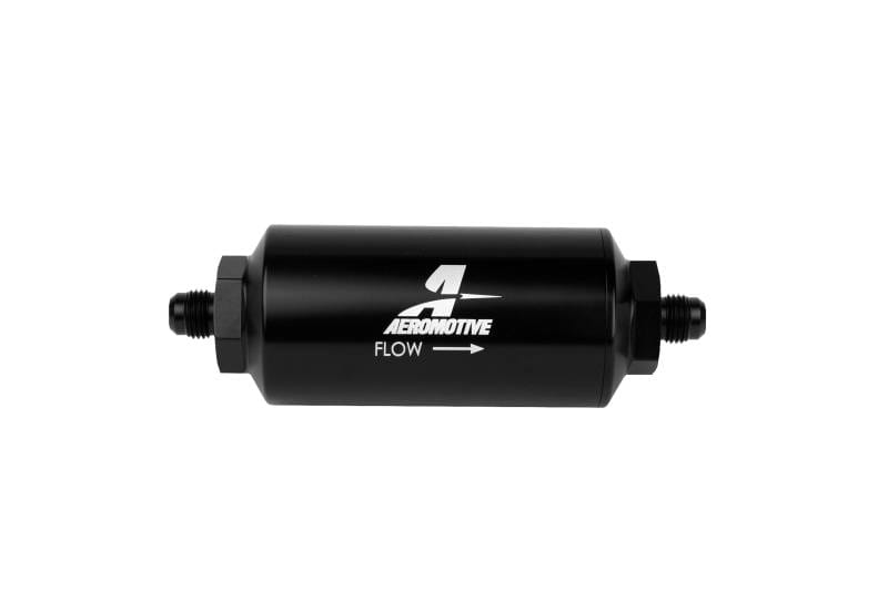 Aeromotive 12345 Aeromotive In-Line Filter - (AN-6 Male) 10 Micron Microglass Element Bright Dip Black Finish thumbnail 11