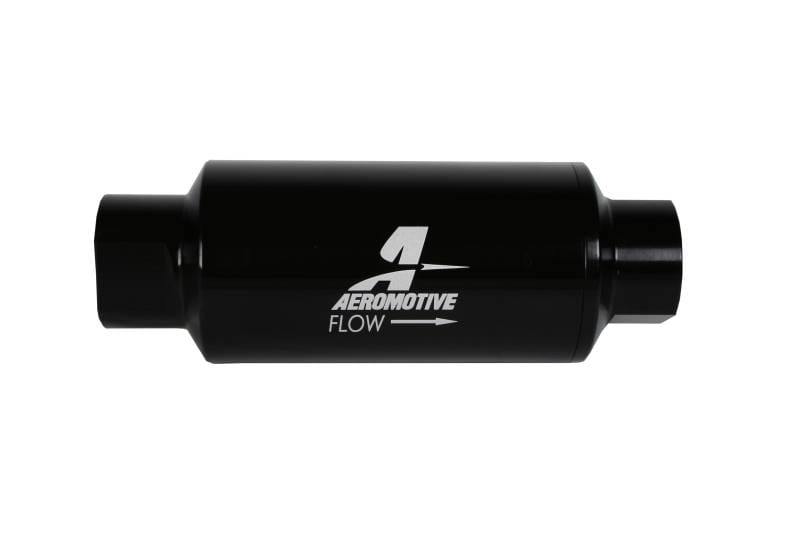 Aeromotive 12350 Aeromotive In-Line Filter 10AN 10 Micron Microglass Element Bright-Dip Black 2in OD thumbnail 8