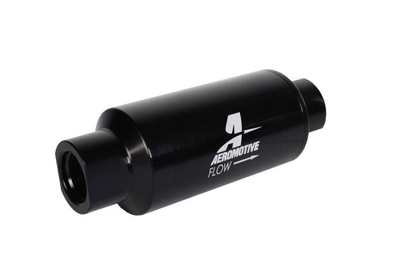 Aeromotive 12350 Aeromotive In-Line Filter 10AN 10 Micron Microglass Element Bright-Dip Black 2in OD thumbnail 13