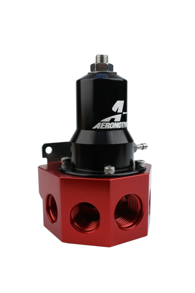 Aeromotive 13133 Aeromotive Regulator - 30-120 PSI - .500 Valve - 4x AN-08 and AN-10 inlets / AN-10 Bypass thumbnail 6
