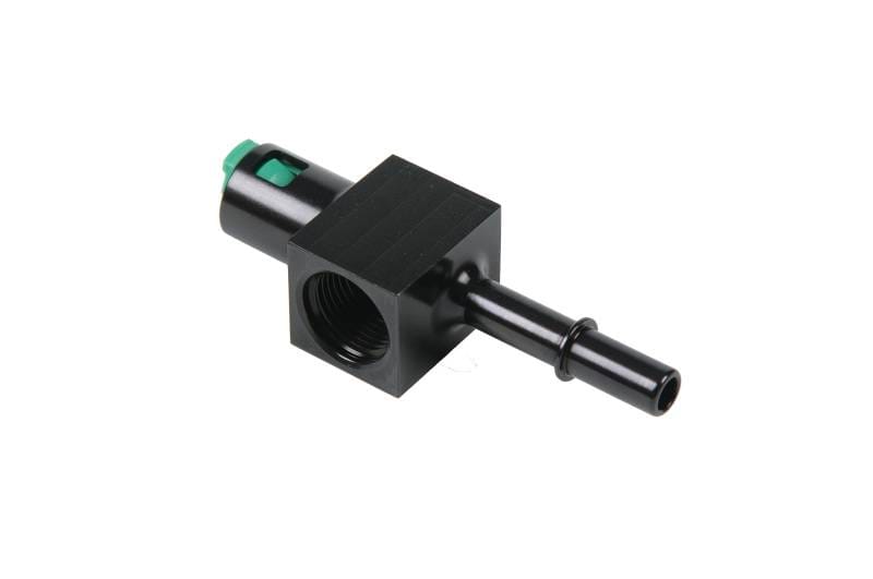 Aeromotive 15121 Aeromotive 3/8in Quick Connect with AN-08 port and 1/8in gauge port thumbnail 4