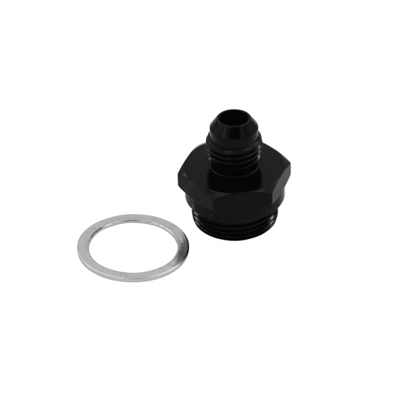 Aeromotive 15201 Aeromotive AN-06 Holley Carb 7/8in x 20 Thread Dual Feed Bowl Adapter Fitting thumbnail 2