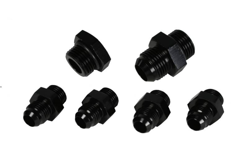 Aeromotive 15202 Aeromotive A4 Regulator Fitting Kit (for two (2) carbs) (4) AN-06/(1) AN-10/(1) AN-10 Plug) thumbnail 15