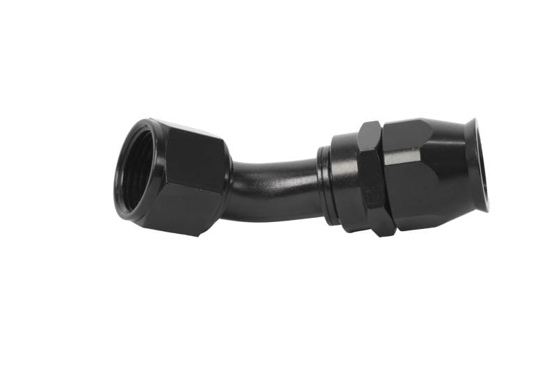 Aeromotive 15360 Aeromotive PTFE Hose End - AN-12 - 45 Deg - Black Anodized thumbnail 4