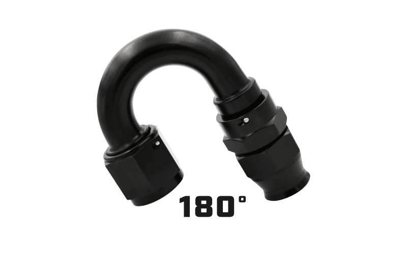 Aeromotive 15363 Aeromotive PTFE Hose End - AN-08 - 180 Deg - Black Anodized thumbnail 4