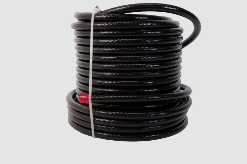 Aeromotive 15337 Aeromotive PTFE SS Braided Fuel Hose - Black Jacketed - AN-08 x 20ft thumbnail 4
