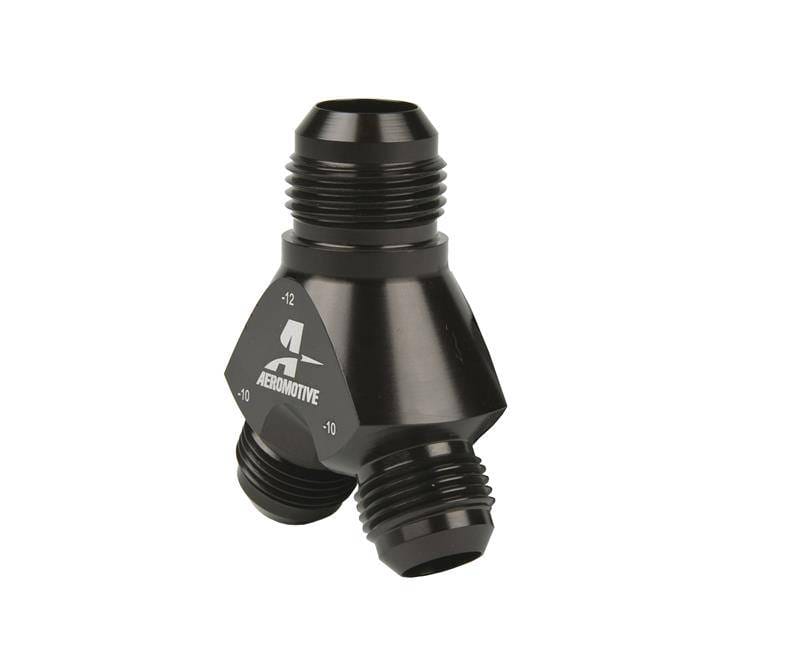 Aeromotive 15678 Aeromotive Y-Block - AN-12 - 2x AN-10 thumbnail 4